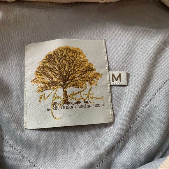 Missy Robertson Sleeveless Crochet Top Sz Medium - Picture 8 of 13